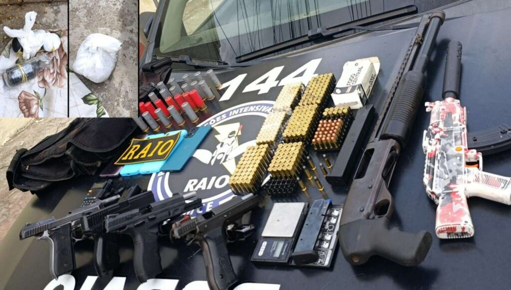 Granadas e 300 munições: grupo do RN cercado no Ceará